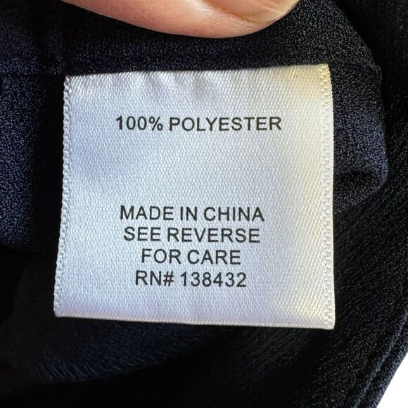 ModCloth Pants Cambridge Nautical Wide Leg Trousers Navy Sz 1X - Picture 7 of 11